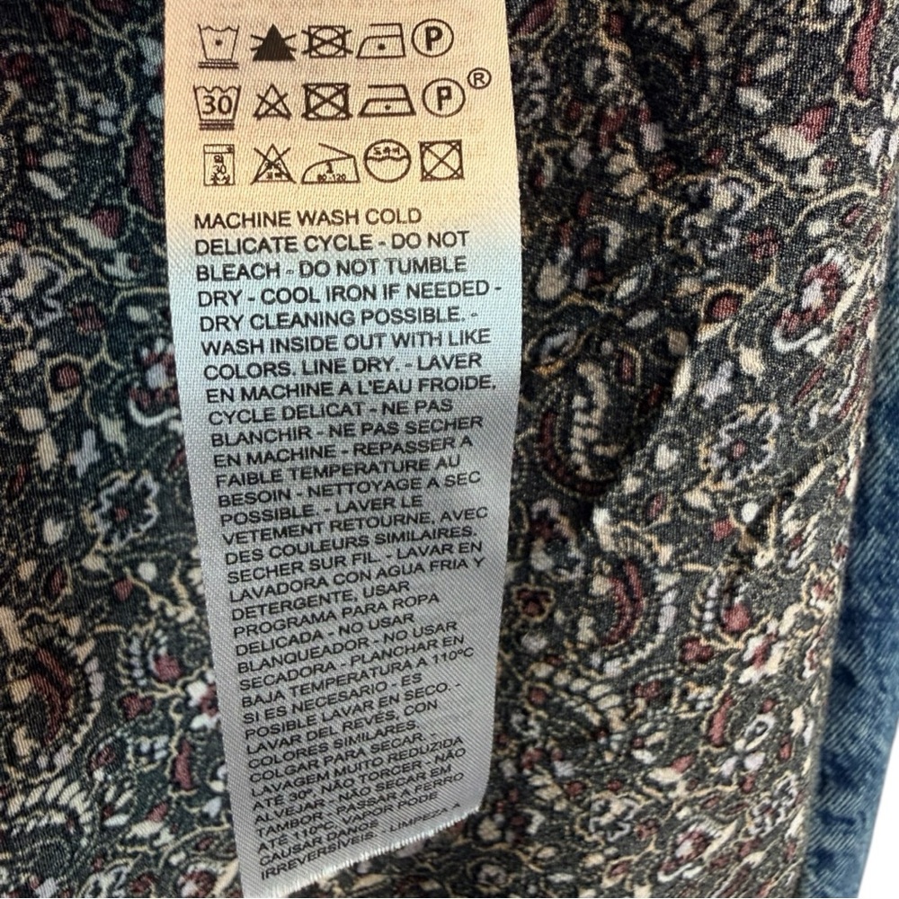 Levi's Black Floral Midi Dress - Picture 6 of 7